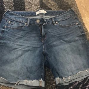 Torrid Denim Stretch Bermuda Shorts